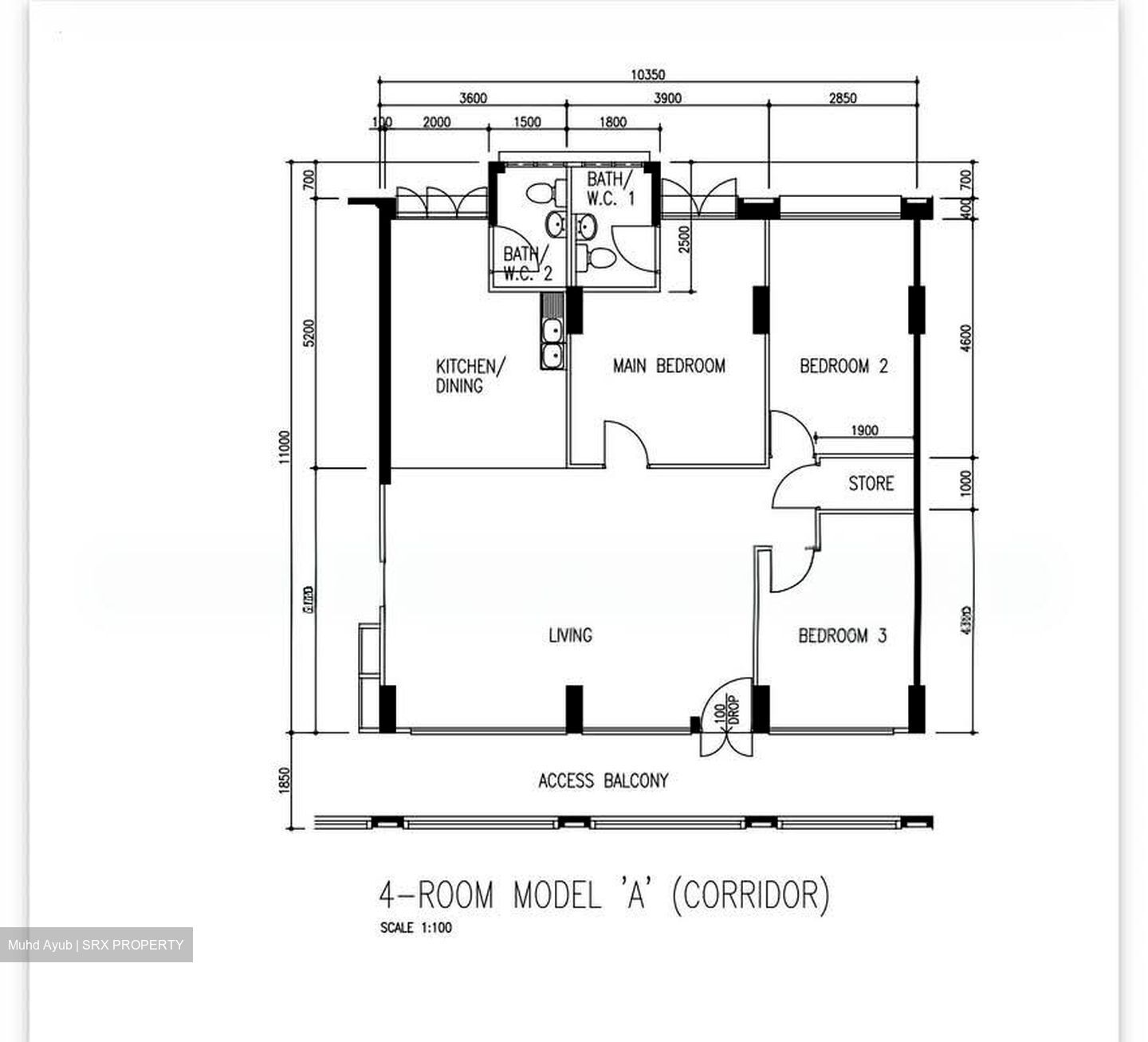 Blk 632 Pasir Ris Drive 3 (Pasir Ris), HDB 4 Rooms #597220011